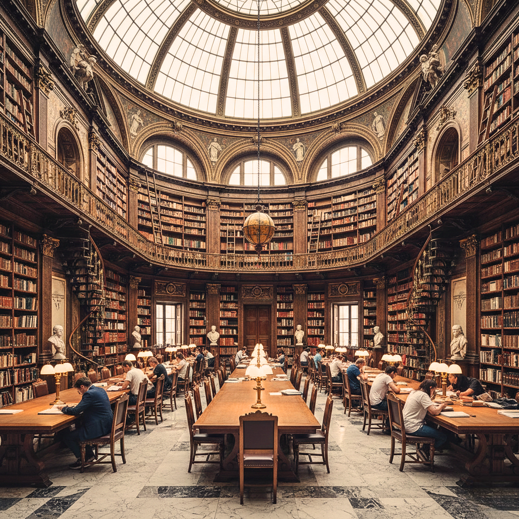 Library illustration